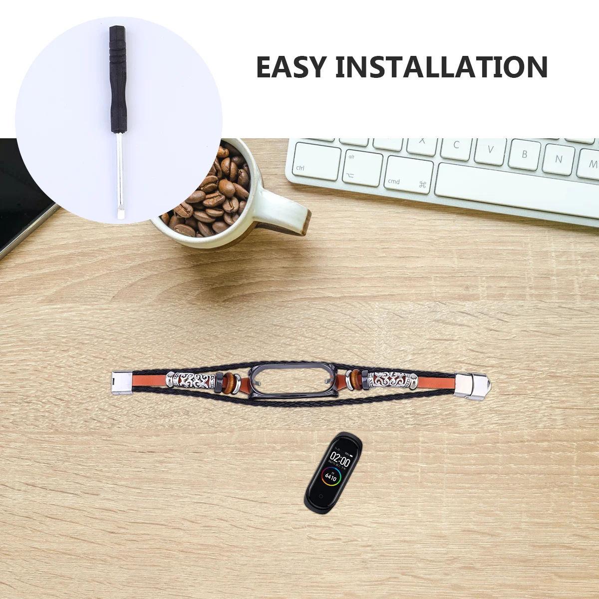 

Retro Wristband High Grade Replacement Strap For Band 4 Lightweight Durable Men Women Fashion Accessory Gift