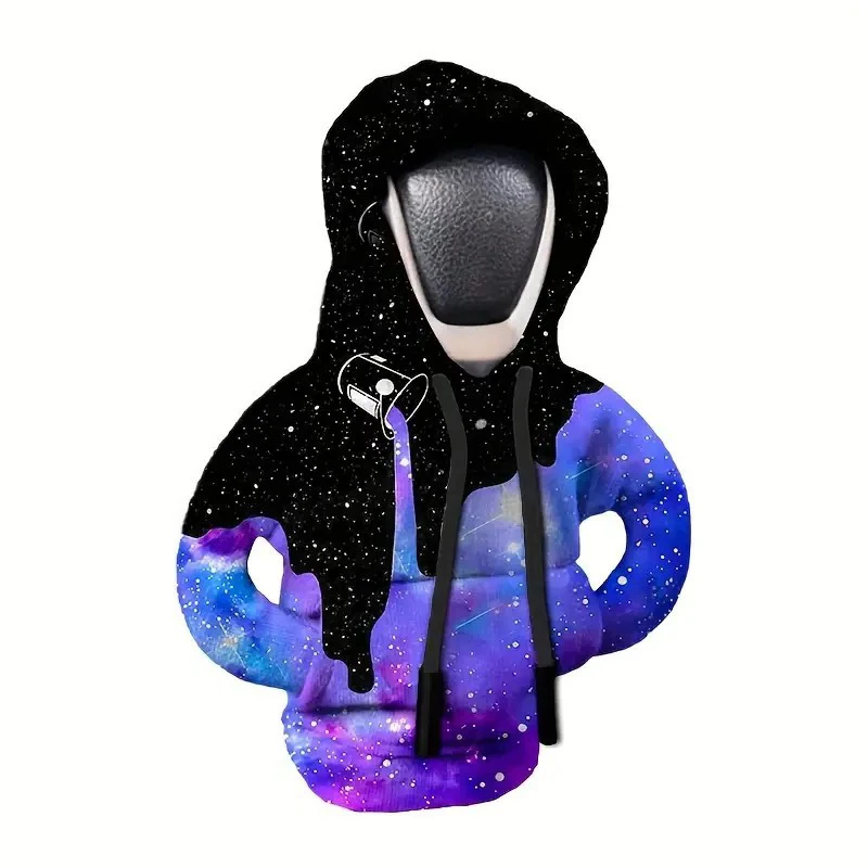 Universa Bat Shift Lever Collars Hoodie Car Gear Shift Knob Cover Change Lever Sweatshirt Gear shift Cover Hoodie Gear Knob Sw — zdjęcie 4