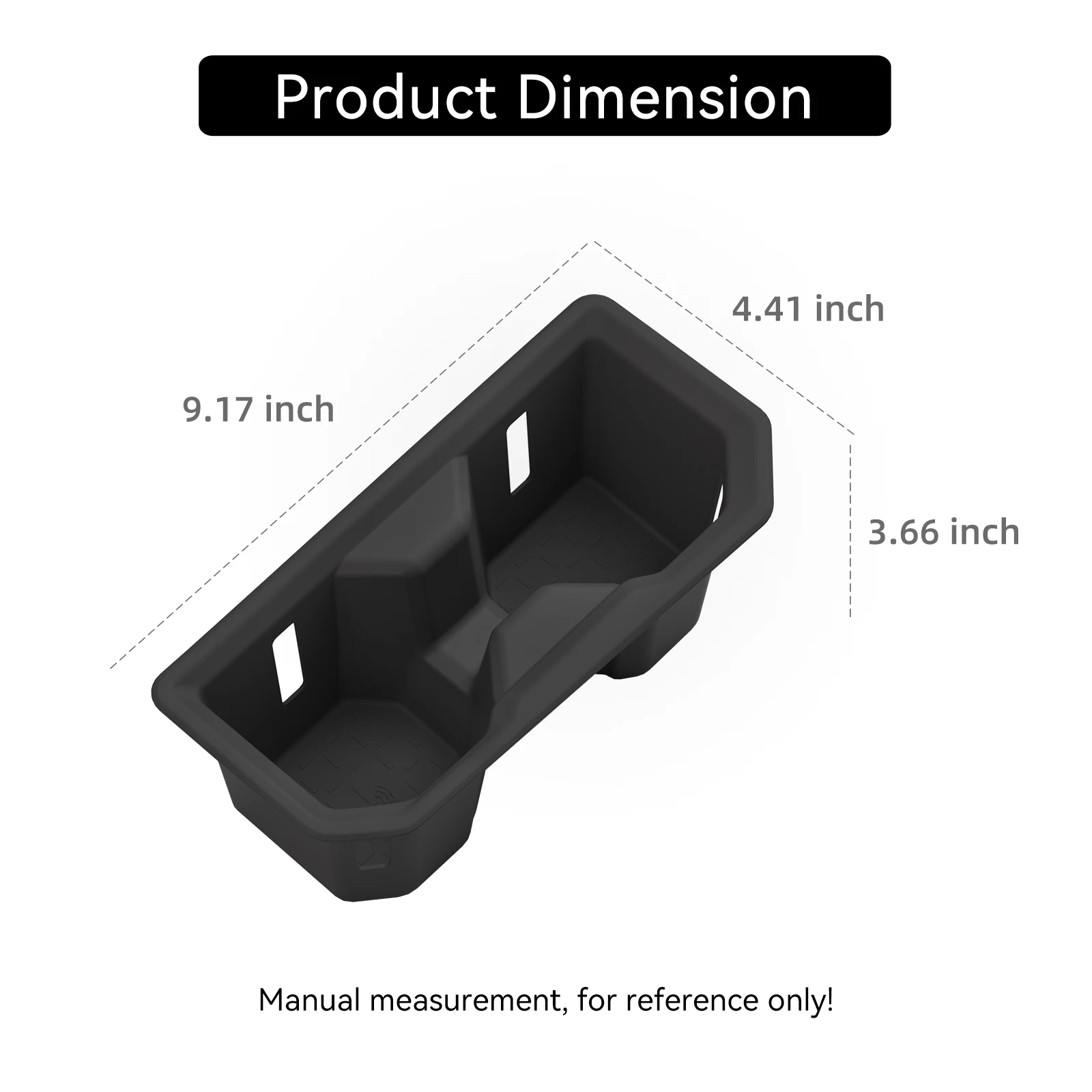 LUCKEASY for Toyota RAV4 Wildlander 2026 Central Console Water Cup Holder Storage Box Drinks Car Accessories Only Fit LHD