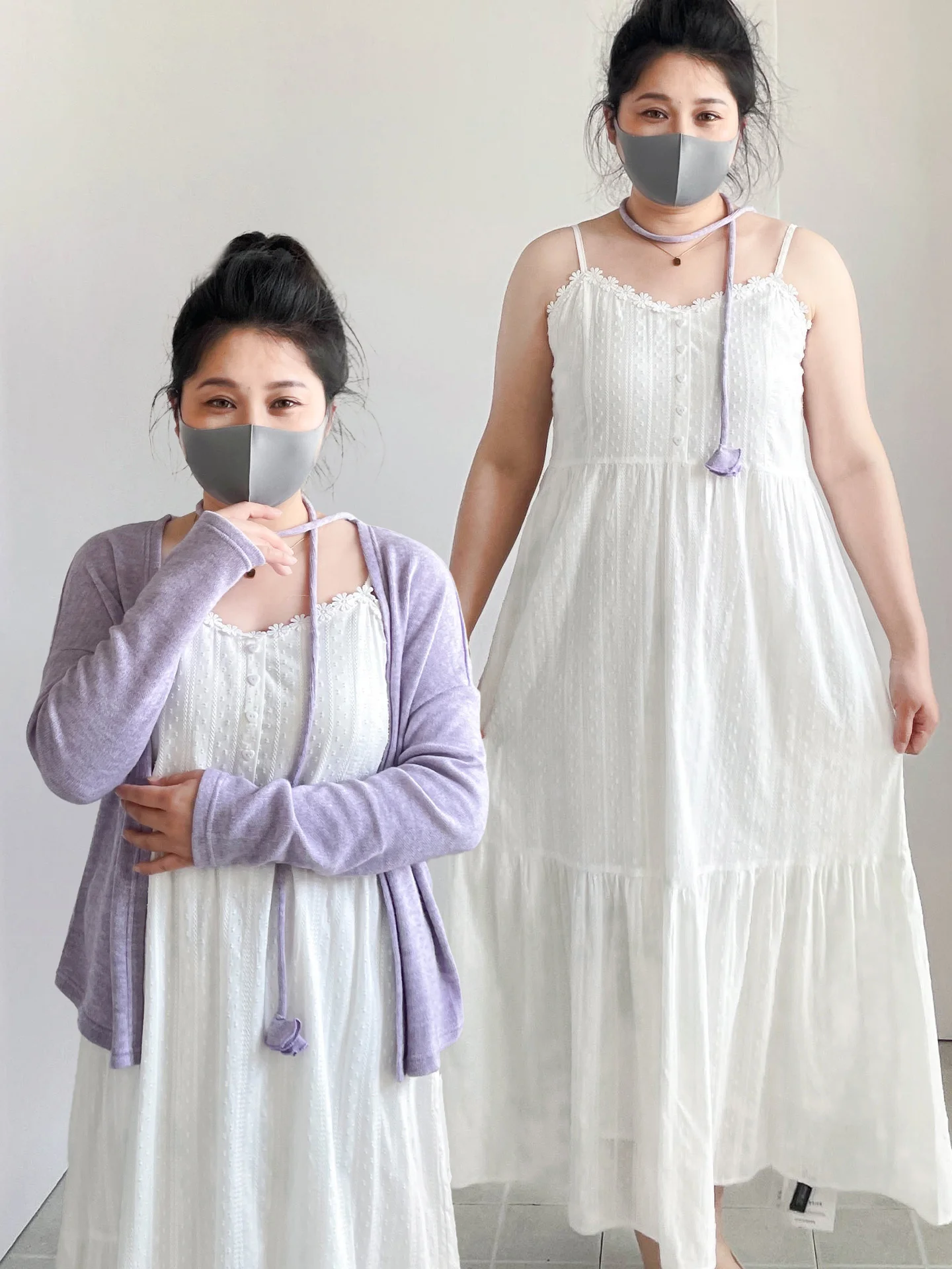 

plus Size Knitted Dress Set with Shawl Ageless Beauty Long A-Line Gown Elegant Casual Korean Style High Waist Spring Summer