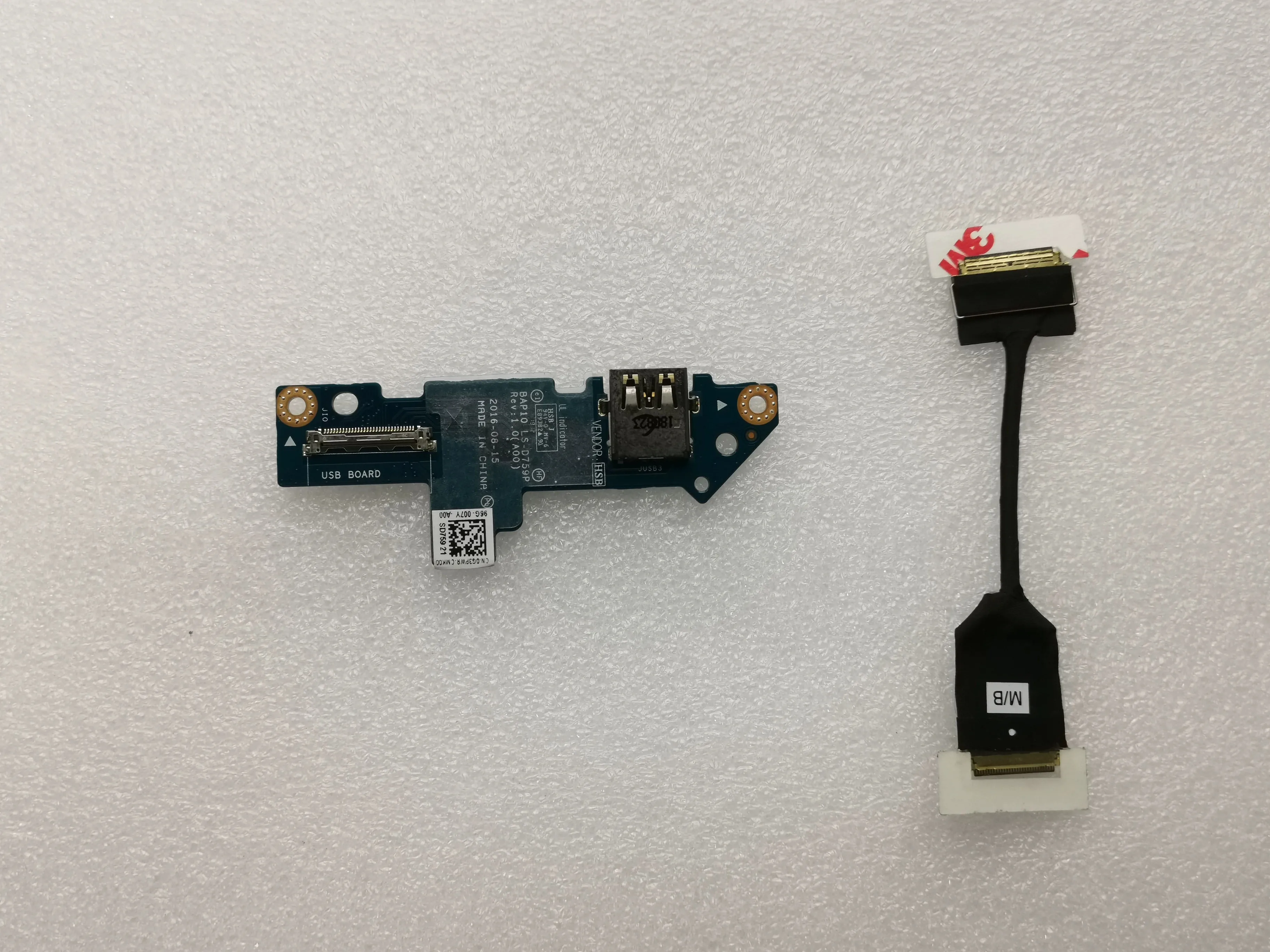 New For Dell Alienware 17 R4 R5 Notebook USB Small Board LS-D759P 0G3PWR 00N2MV