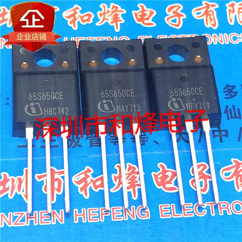 Bộ 5-10 Chiếc IPA65R650CE 65S650CE TO-220F N10A 650V MOS Bản Gốc Trên Cổ