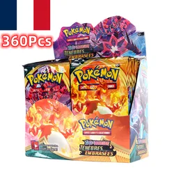 Pokémon TCG versión francesa: Sword & Shield Darkness Ablaze Booster Box, tarjetas de Pokémon, paquete de 36 cajas