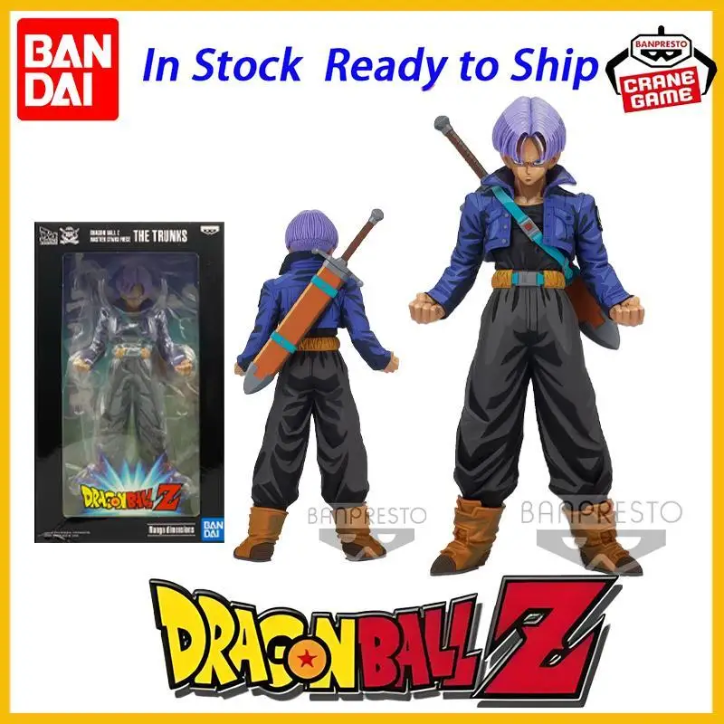 

В наличии BANDAI Banpresto, оригинальная фигурка Dragon Ball Z Trunks, аниме, натуральная Коллекционная модель в штучной упаковке, игрушка в подарок