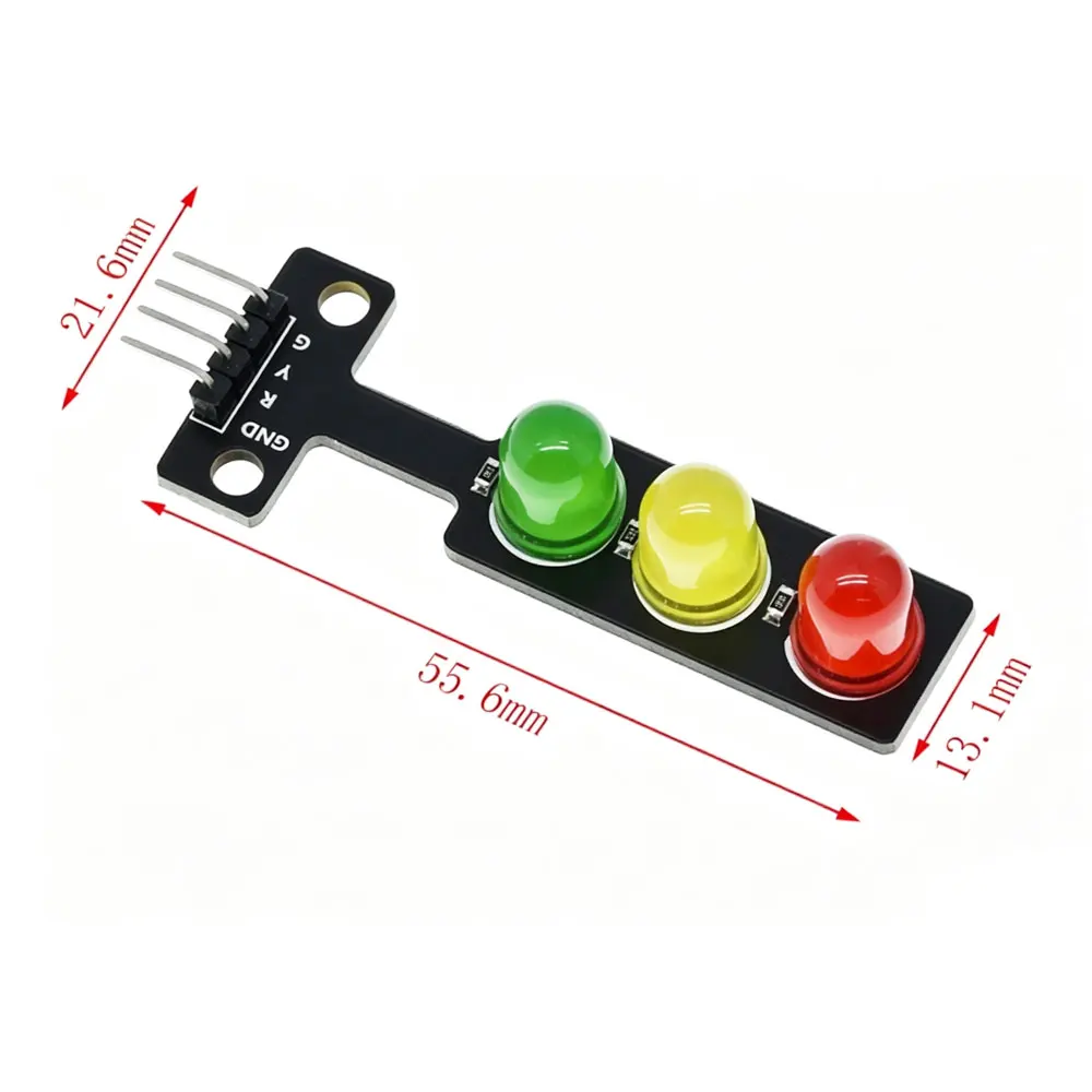 1-5pcs LED traffic lights light-emitting module / digital signal output Traffic light   electronic building blocks
