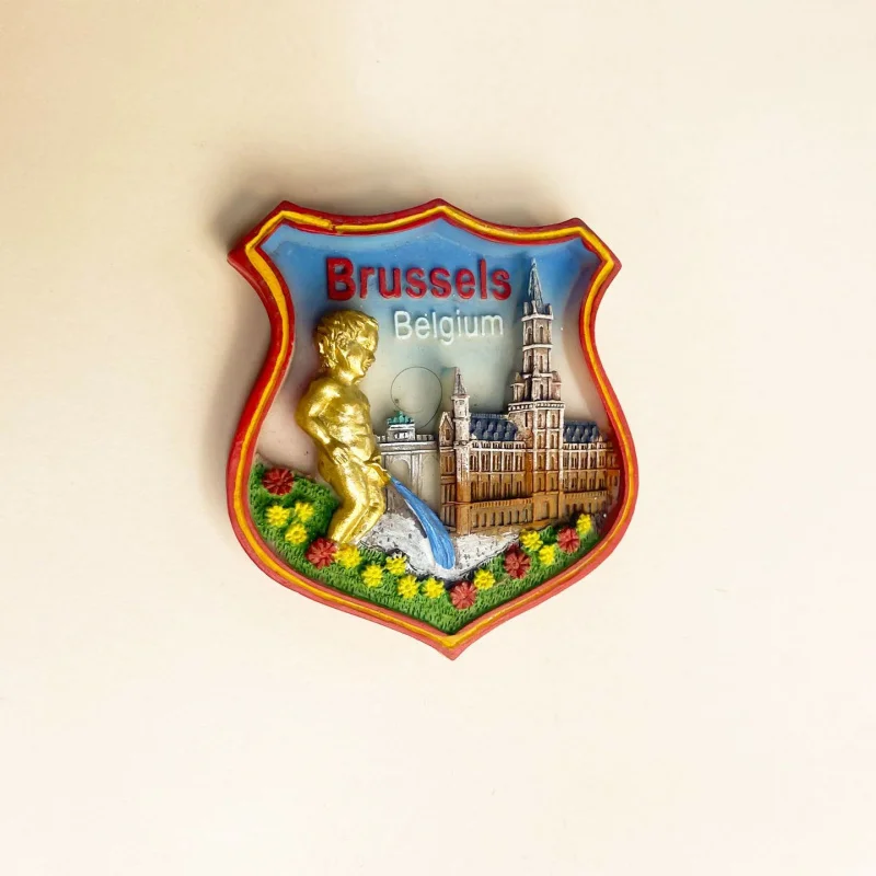 Belgium showcases charm of city with unique design magnetic fridge magnets, exquisite art and collectibles