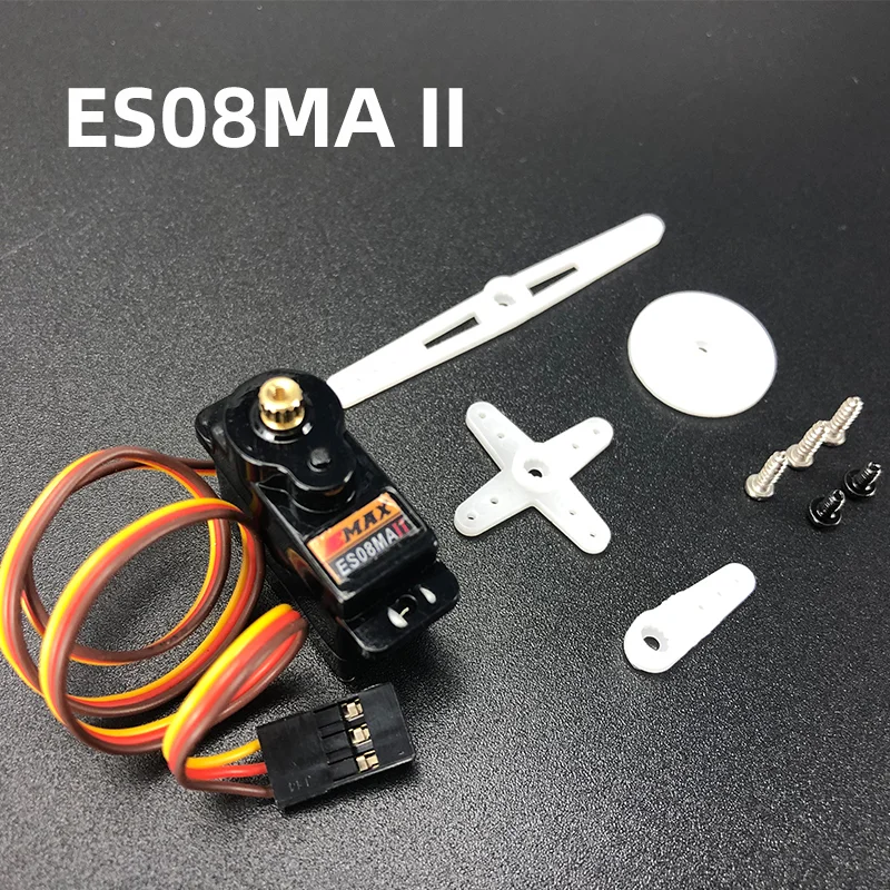 

EMAX ES08MA ES08MAII 12g Mini Metal Gear Analog Servo for Rc Hobbies Car Boat Helicopter Airplane Rc Robot