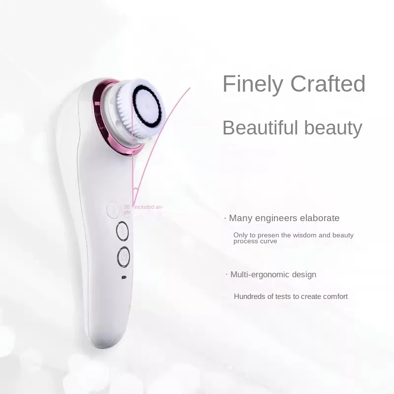 Facial Cleanser Facial Artifact Electric Soft Hair Vibrating Face Charging Beauty  Brush Female Pore Cleaner Instrument