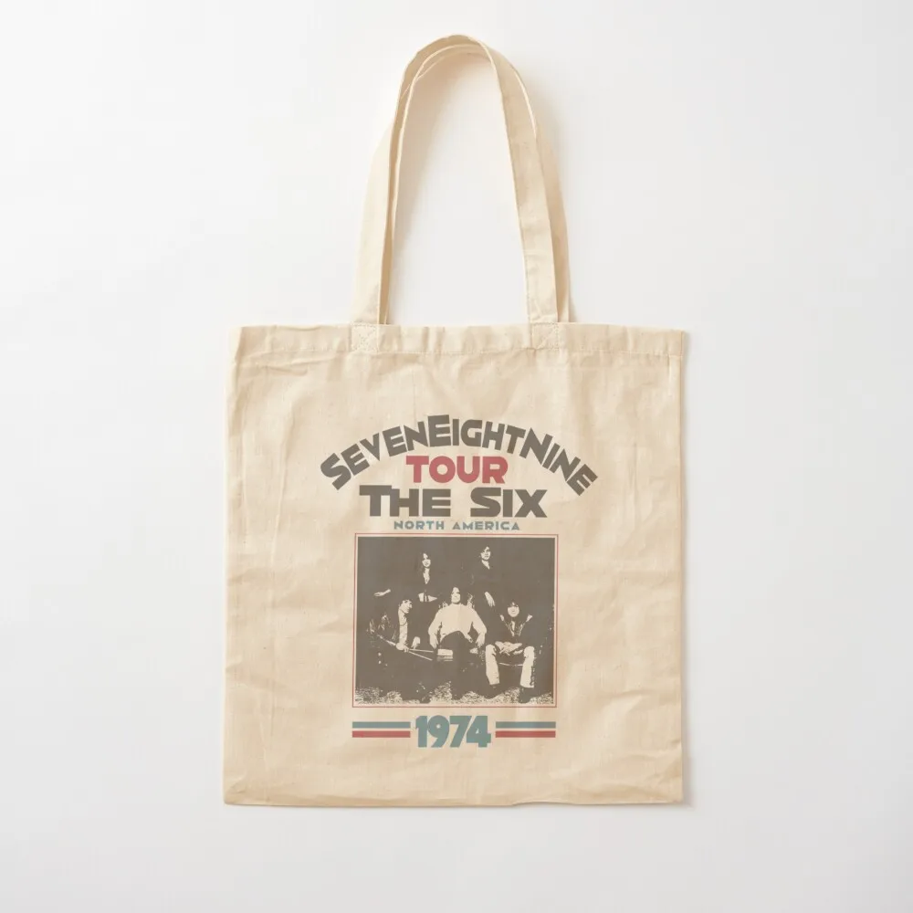 Daisy Jones & the Six - Vintage SevenEightNine Tour 1974 Tote Bag Woman shopper bag large tote bag Canvas Tote