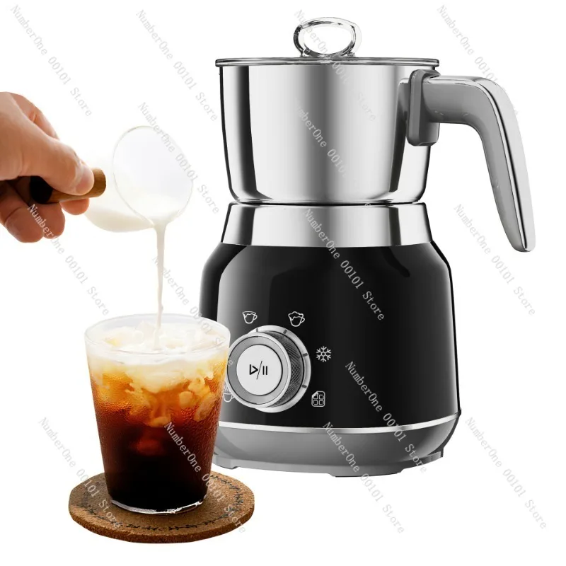 Automatic milk frother machine Household milk frother Hot and cold coffee Latte electric Foamer