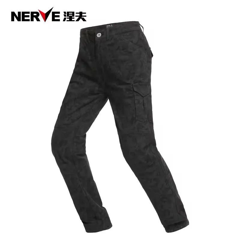 

Motorcyclist Pants Man Anti-drop Wear-resistant Comfortable Motorcycle Jeans Casual Pants Four-season Cycling Autumn Summer