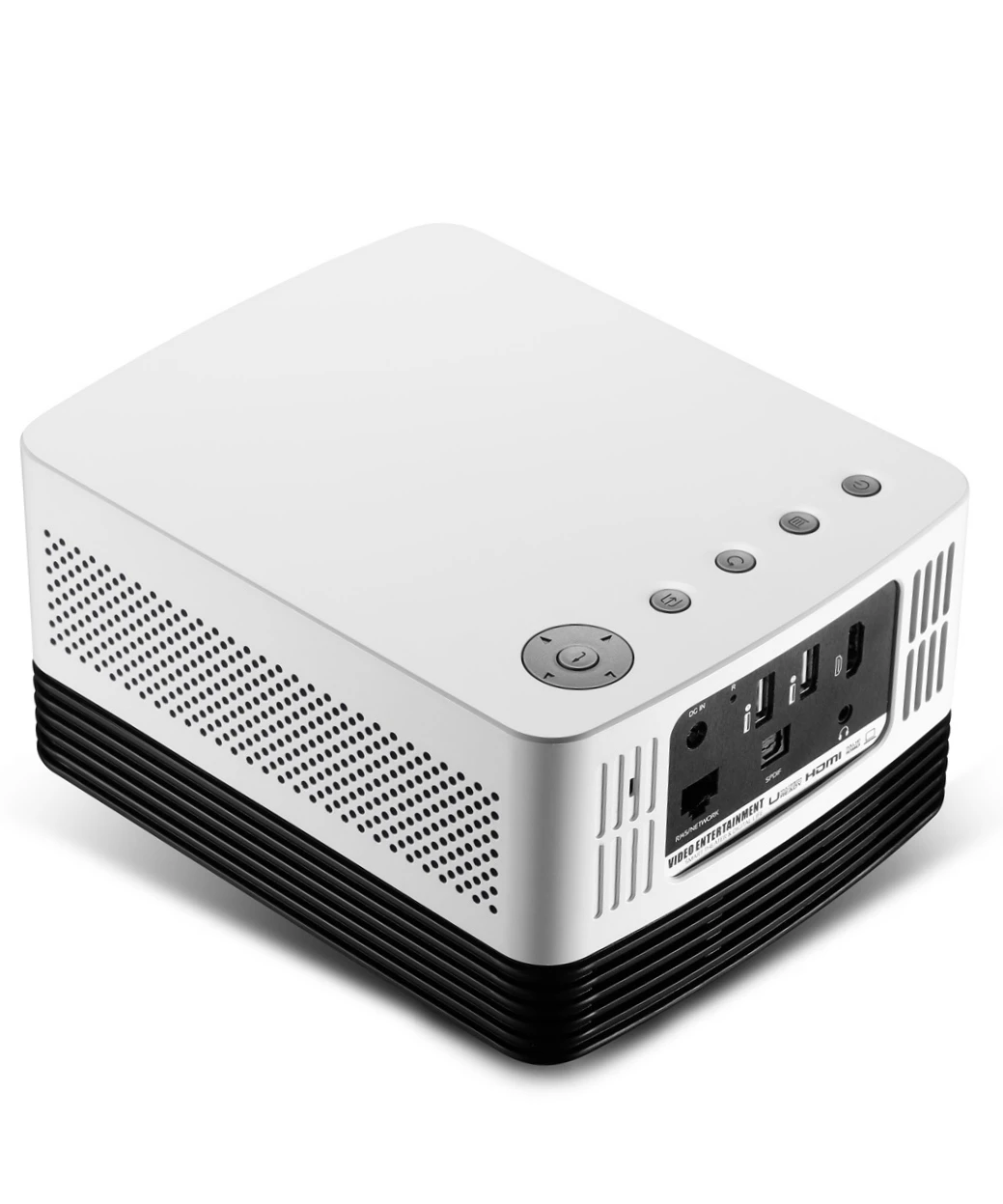 J20 Mini Draagbare 1080P Full Hd Ondersteuning Outdoor Projector Videoprojector Compatibel Met Usb Voor Home Theater