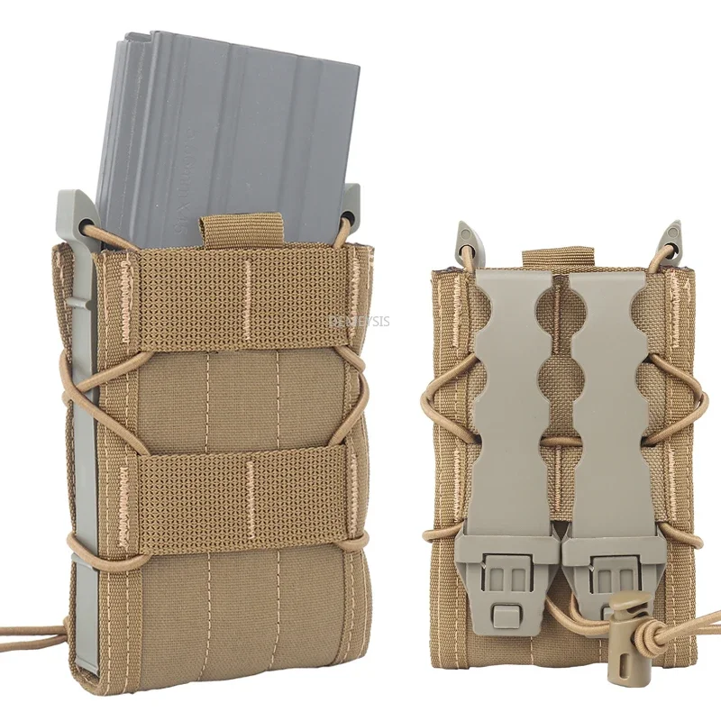 

5.56 M4 Molle Single Magazine Pouches Tactical AK AR M4 AR15 Magazine Bag Hunting Shooting Rifle Pitol Waist Pouches