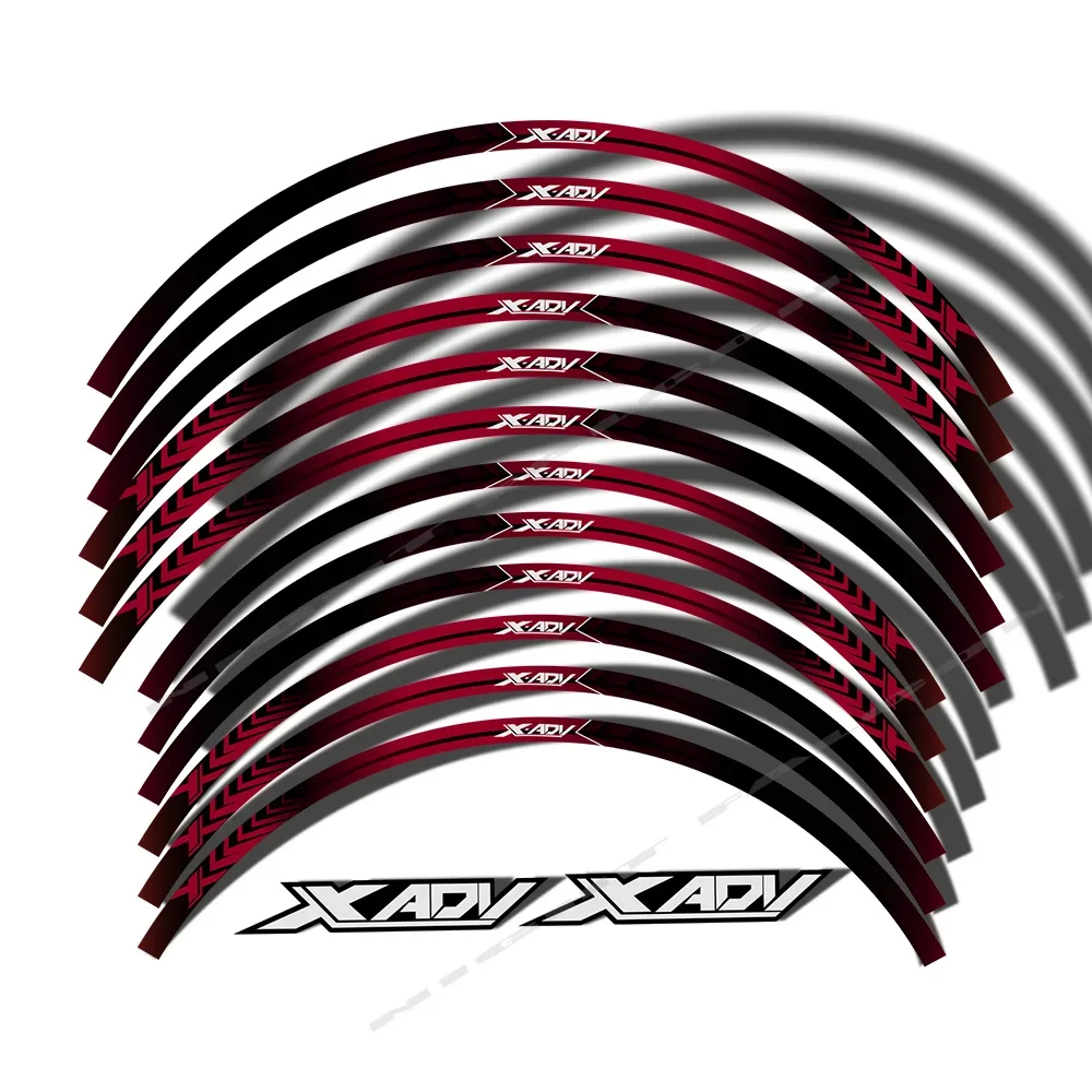 For X-ADV 750 XADV750 2021-2026 Motorcycle Accessories PVC Rim Stickers Kit