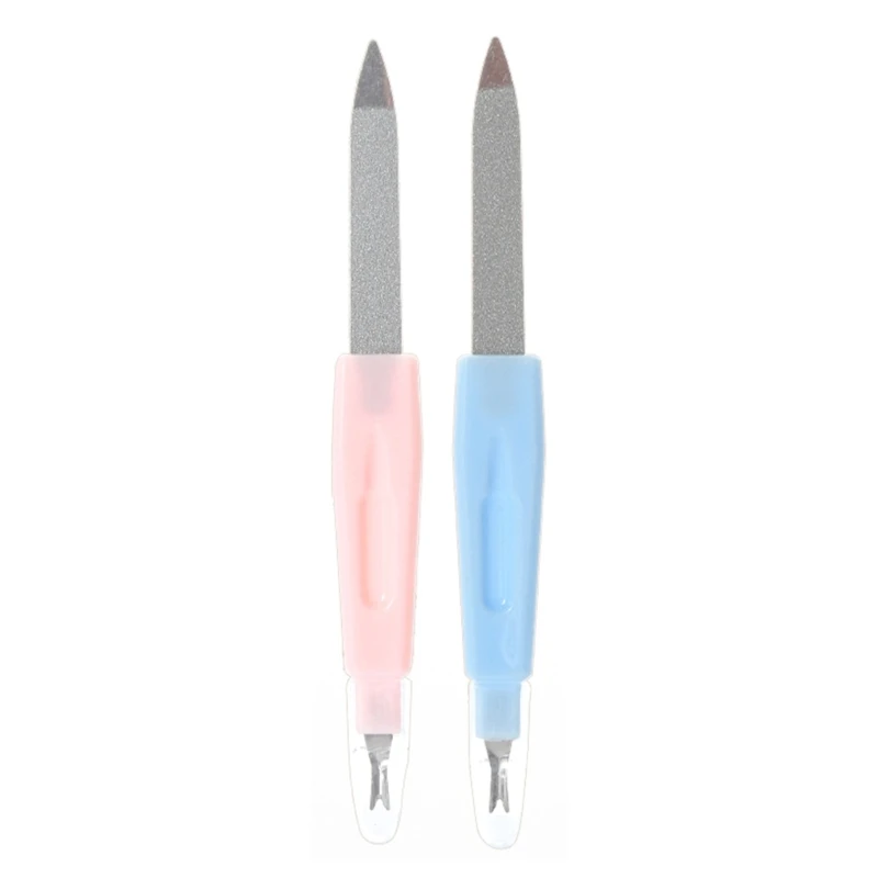 Travel Friendly Files Metal Fingernail Filers for Nail Maintenance Art