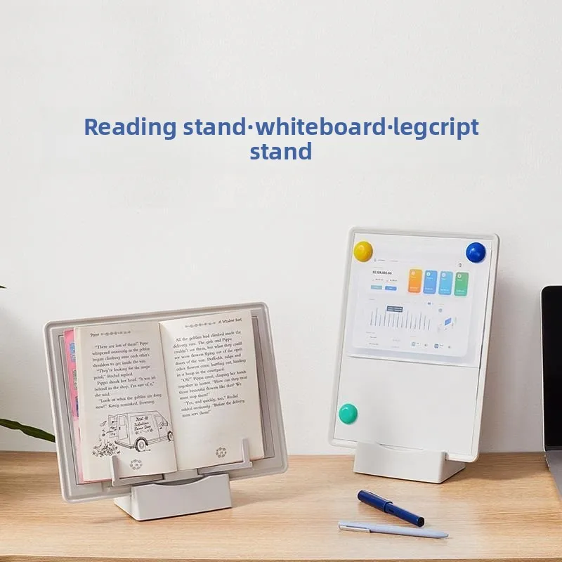 Multifunctional Reading Stand Magnetic Whiteboard Writing Board Picture Book Reading Stand Flip Book Artifact Document Holder