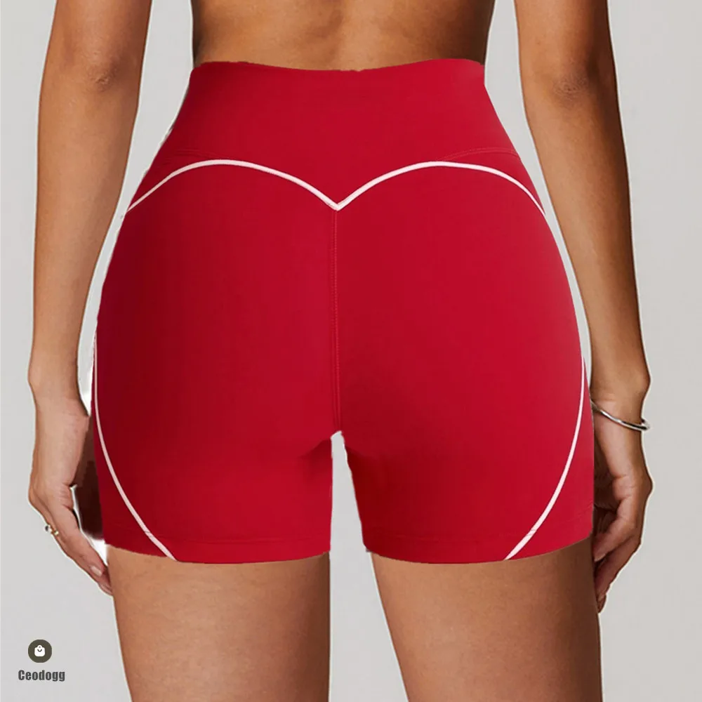 

Yoga Shorts Gym Hips Lifting Women Workout Fitness High Waist Pants Women Hip Push Up Exercise Tights Women Shorts XP46