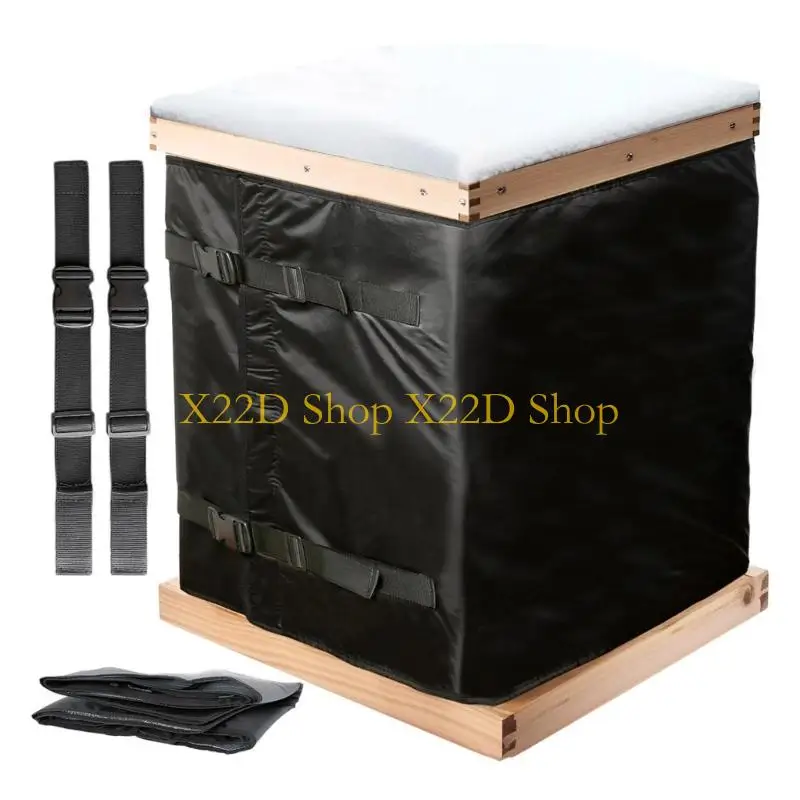 X22D Bees Hives Protective Cover Winter Bees Hives Wrap Warm Bees Hives Covering Beekeeping