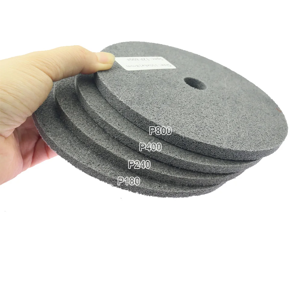 Imagem -04 - Non-woven Unitized Polishing Disc Fina Fatia de Moagem para Metal Plastic Slots Finish Pcs 150x6x18 mm