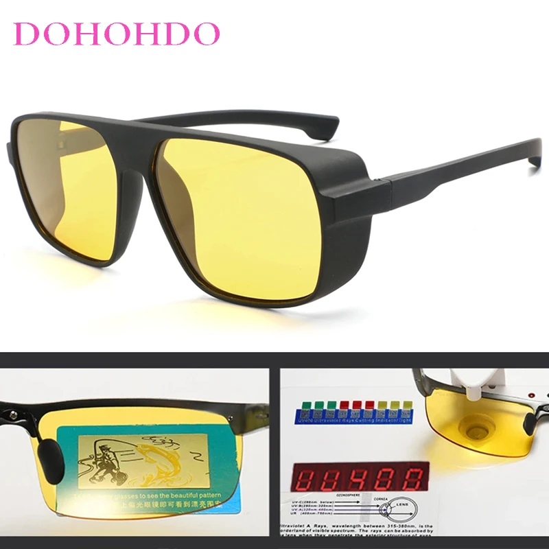 

2026 Vintage Night Vision Glasses For Man Woman Polarized Driving Sunglasses UV400 Night Anti-Glare Eyewear For Driver Goggles