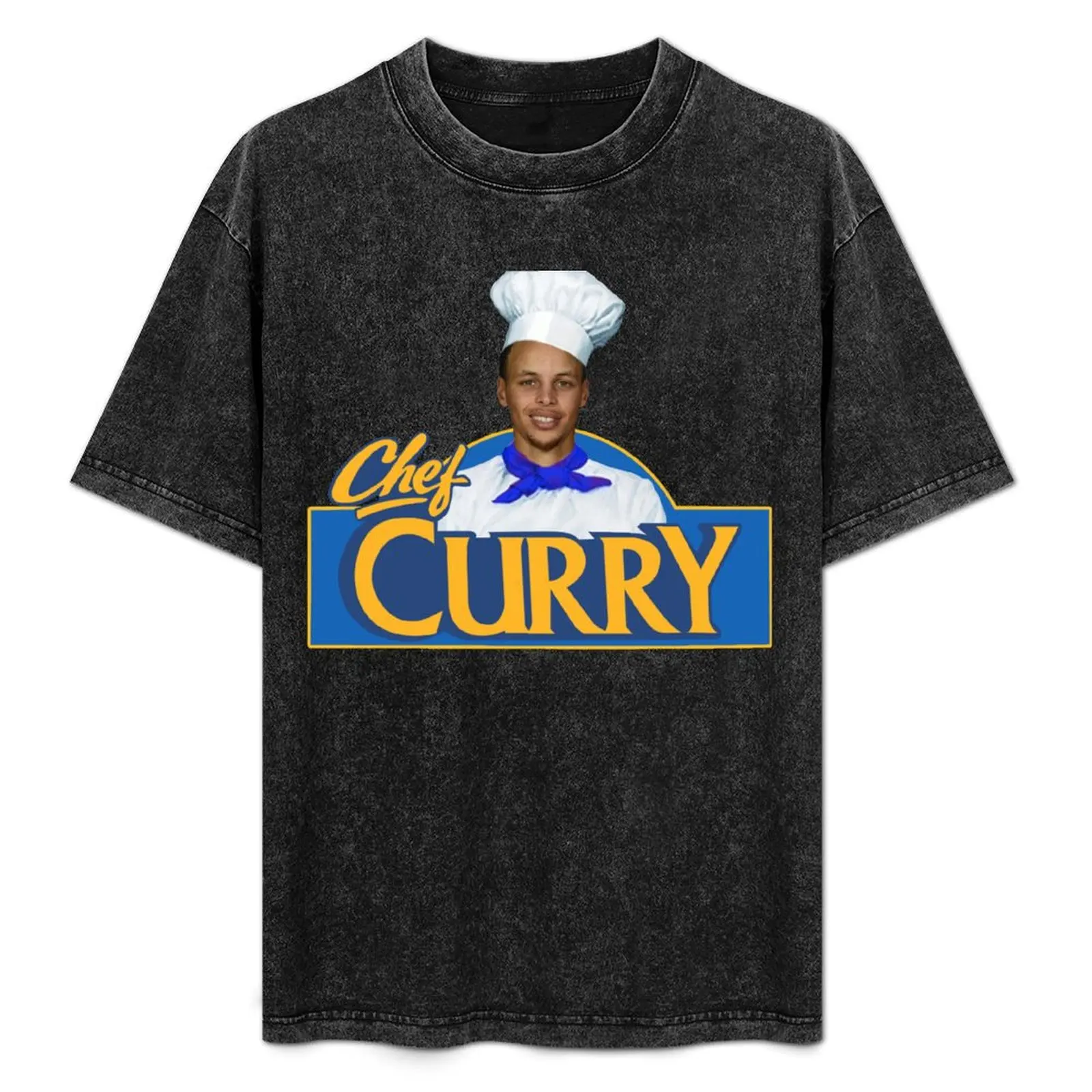 

Chef Curry T-Shirt Simple Casual Short Sleeve Cotton T-Shirt