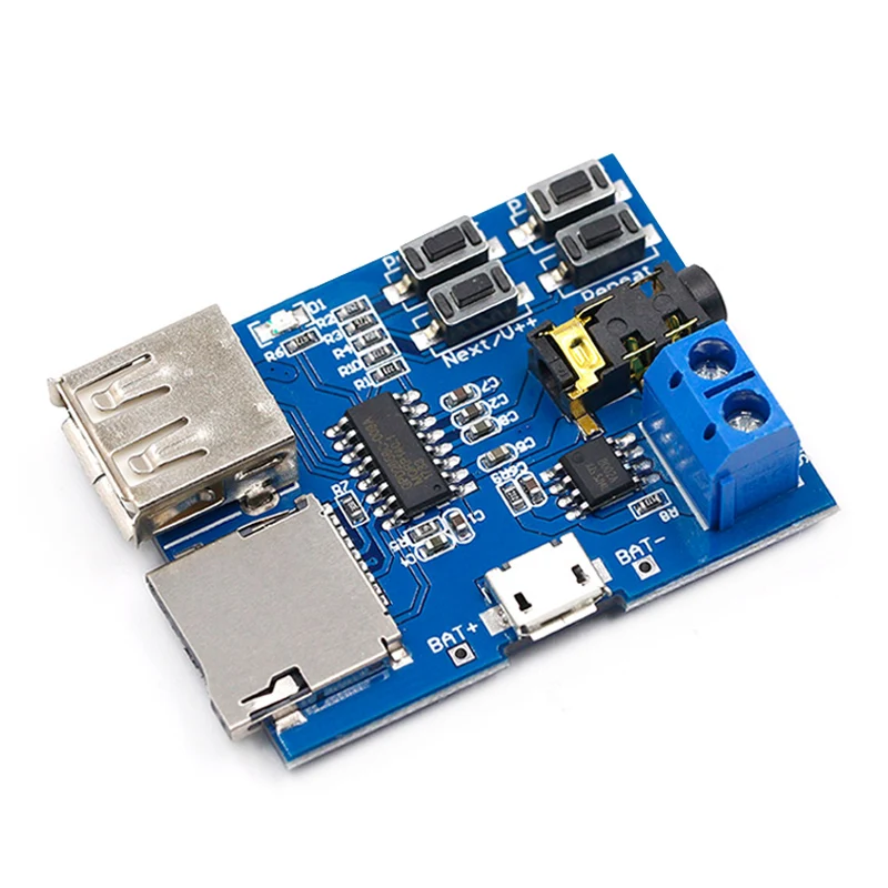 mp3 lossless decoding board mp3 decoder TF card U disk MP3 decoding player module comes with power amplifier