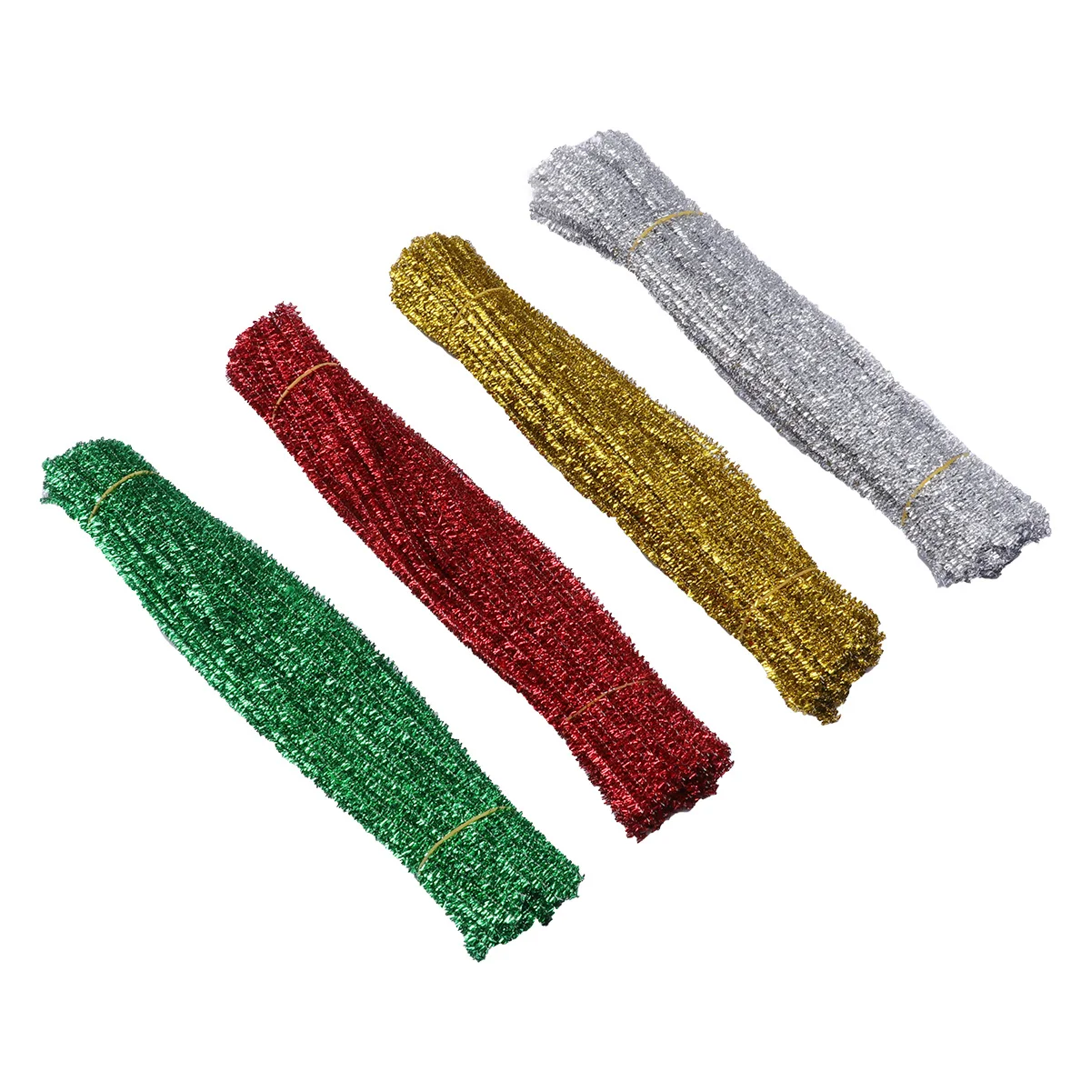 400 قطعة من القضبان الملتوية التي يمكنك صنعها بنفسك، قضبان ملونة قابلة للانحناء لزينة عيد الميلاد والأنشطة الإبداعية للأطفال، عصا ملتوية