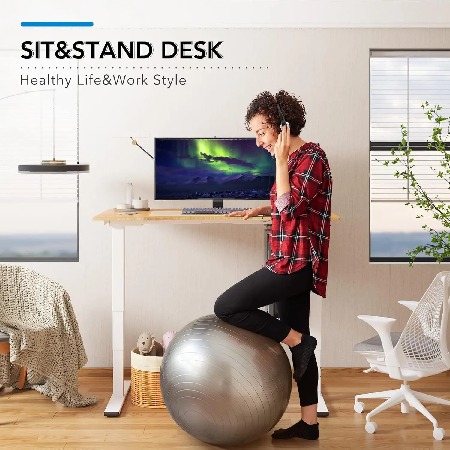 3-Stage Dual Motor Electric Standing Desk 78