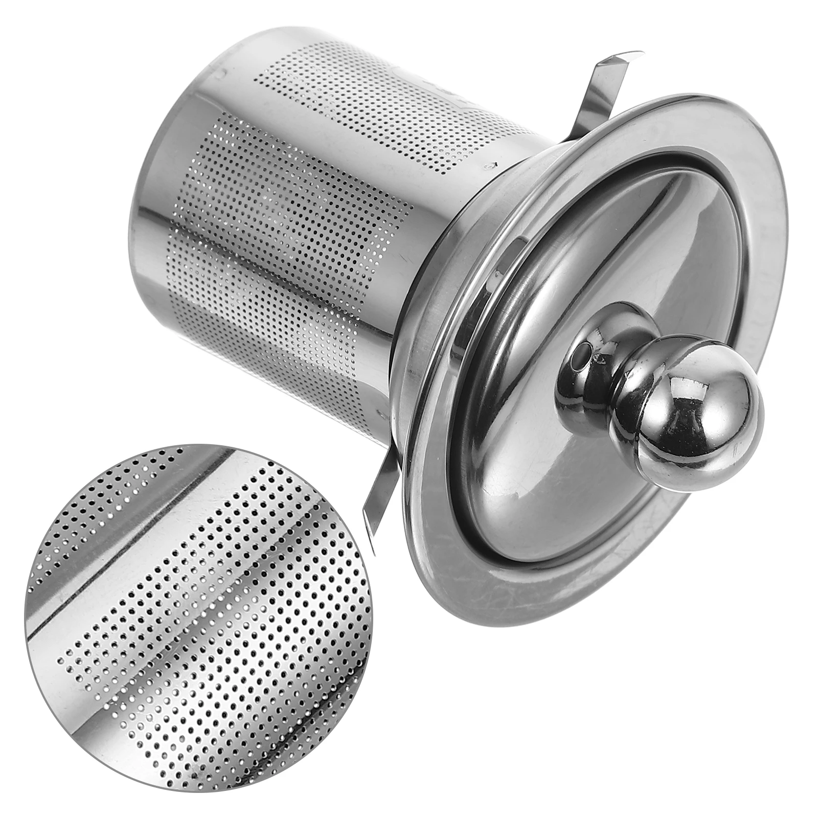

Tea Leak Filter Loose Strainer Holder Reusable Steeper 304 Stainless Steel Fine Infuser Mini for