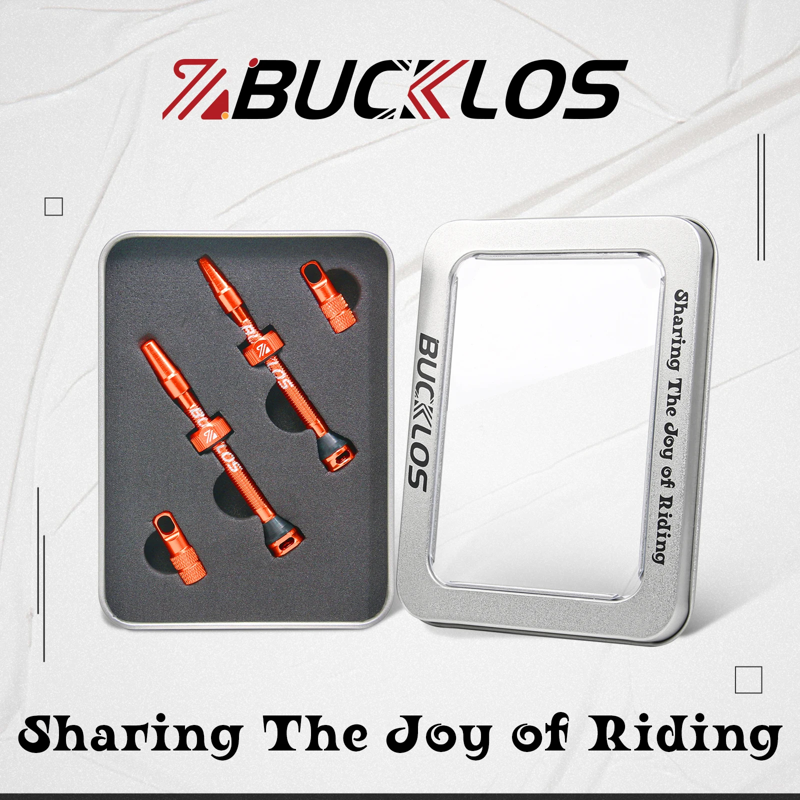 BUCKLOS Professionelle Rennradventile 40/44/55/60/65/80/100 mm Fahrrad Tubeless Ventil Gravel Bike Presta Tubeless Ventil – Detail 10