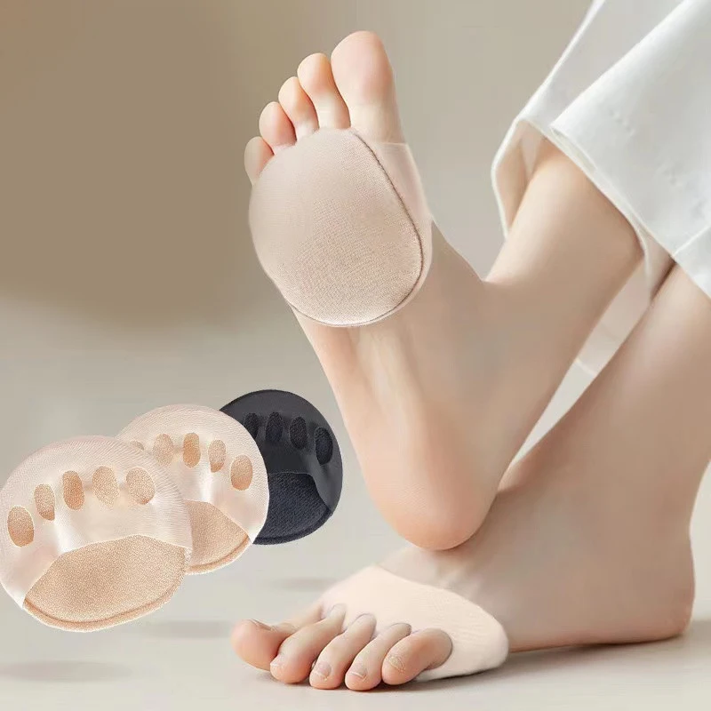 Coussinet de pied pour l'avant-pied à talons hauts, soutien métatarsien doux et Invisible, semelle intérieure antidérapante et anti-mousse, semelle intérieure confortable