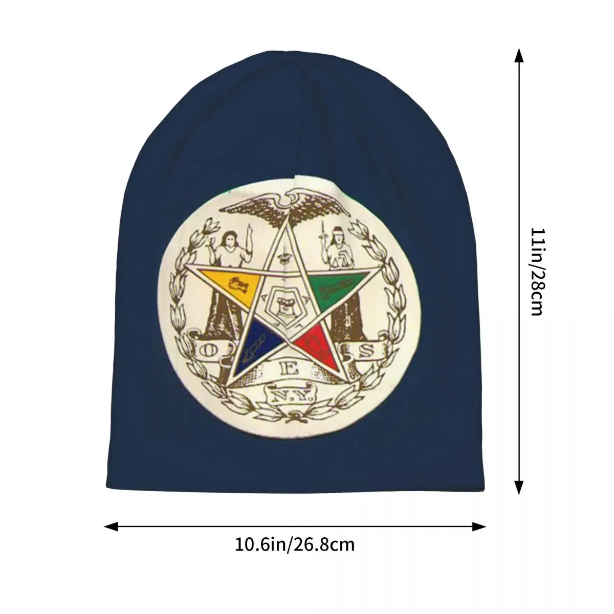 The Order Of The Eastern Star  Men Women Adult Beanies Caps Knitted Bonnet Hat Warm Fashion Autumn Winter Outdoor Skullies Hats