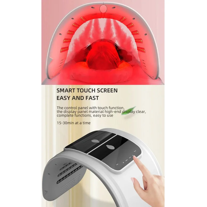 NEW Light Therapy PDT LED Mask 7 Colors LED Facial Mask Nano Spray  For  Skin Rejuvenation Anti Wrinkle Face Body Beauty Machine