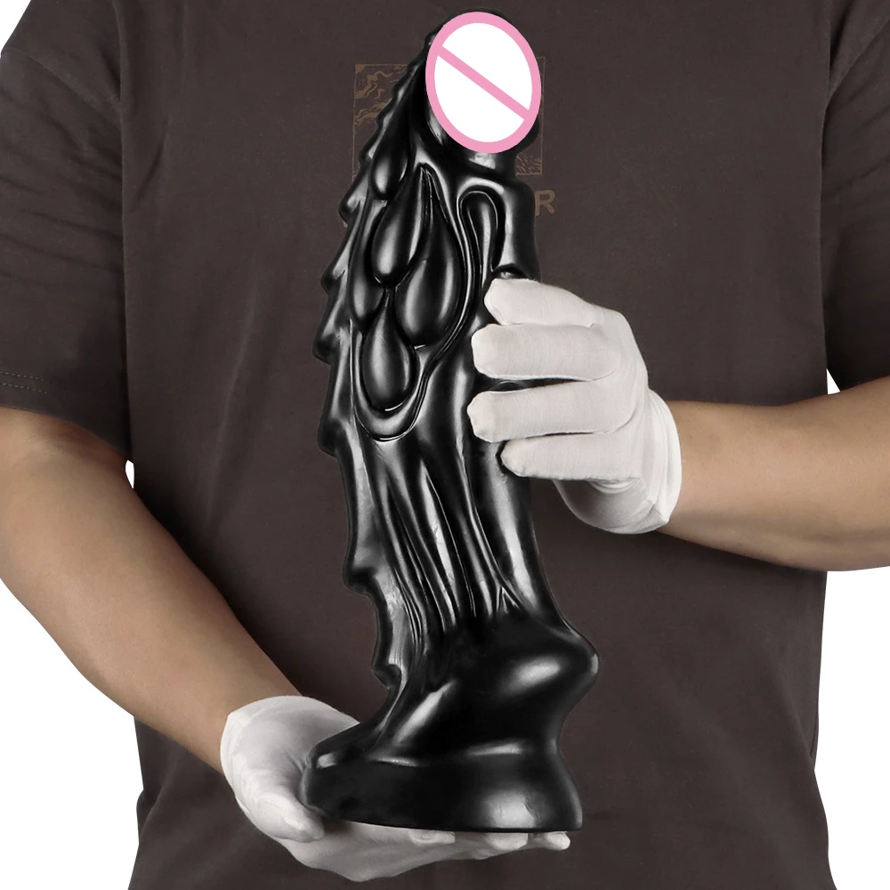 

Oversized Monster Dildo Butt Plug Vaginal And Anal Expansion Massager Prostate Stimulation Orgasm Tool Adult Couple Fisting Toy