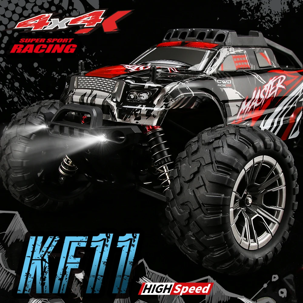 

KF11 1:16 RC Car 2.4G High Speed Off-Road Remote Control Car 4WD IPX6 Splash Proof Water Drift Racing Climbing Race Car Model