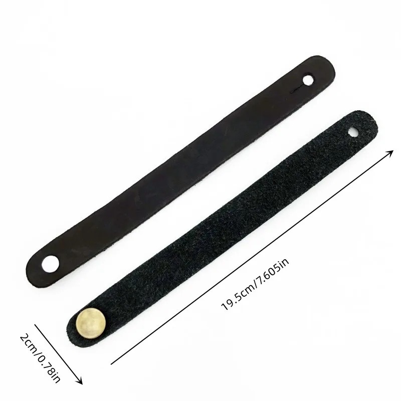 2pcs Leather Guitar Strap Holder Button Safe Lock for Acoustic Electric Classic Guitar Bass