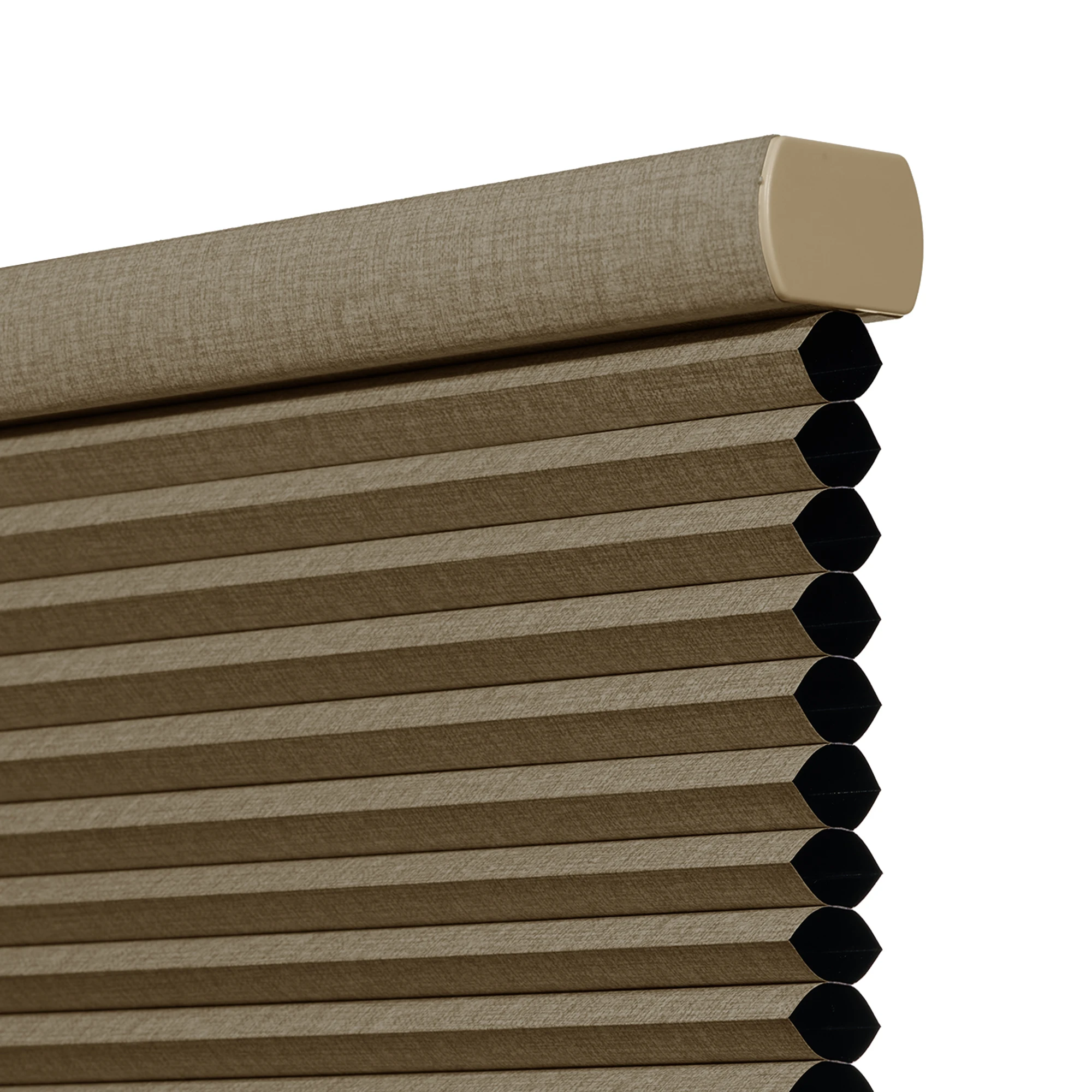 Luxury Window Shades Linen Blackout Cordless Honeycomb Blinds Eco-friendly Fabric Cellular Shades for Home Office