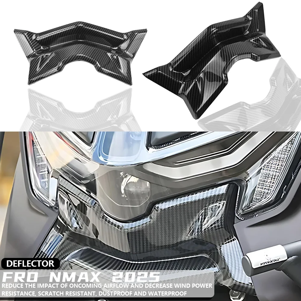 

For YAMAHA NMAX 2025 Motorcycle Modification With Fixed Wing Decoration Front Decorative Shell Accessories