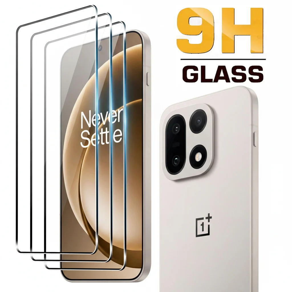 

1-3 шт. HD-защитное стекло для OnePlus 15 15R ACE 6 6T, полное покрытие, 9H, защита от царапин, защитная пленка для экрана