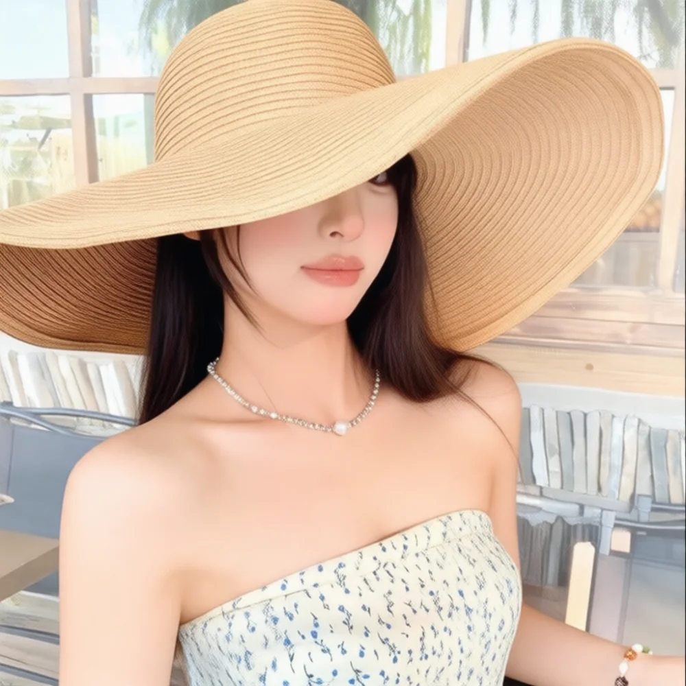 Chapéu de Palha Estilo Francês - Straw Hat Summer avaliação e preço