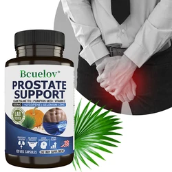 Men's Prostate Bladder Support - Saw Palmetto Lycopene Pumpkin Selenium - Relieves Frequent Urinary Incontinence (120 Capsules)