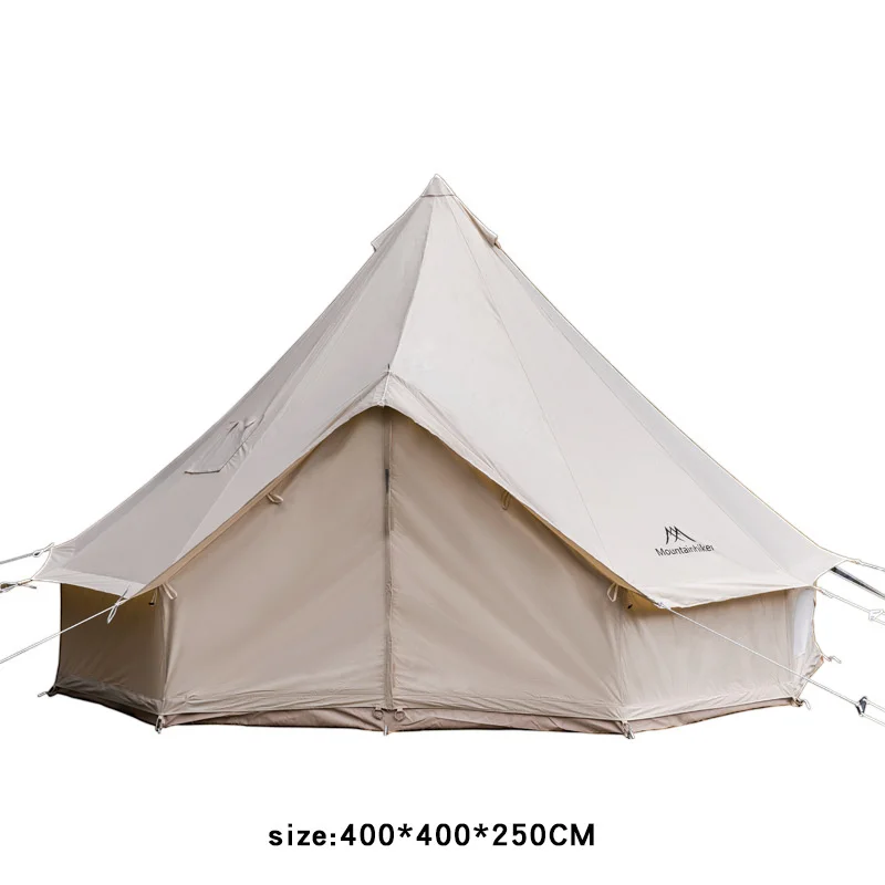 

4M 200G TC Cotton Bell Tent For Outdoor All Seasons tents Outdoor Waterproof camping Traveling Hotel Glamping