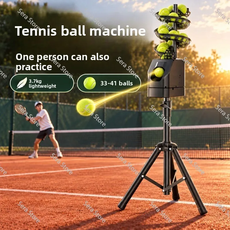 Self-service machine Single sparring machine Network tennis kimchi ball Universal remote control throwing machine