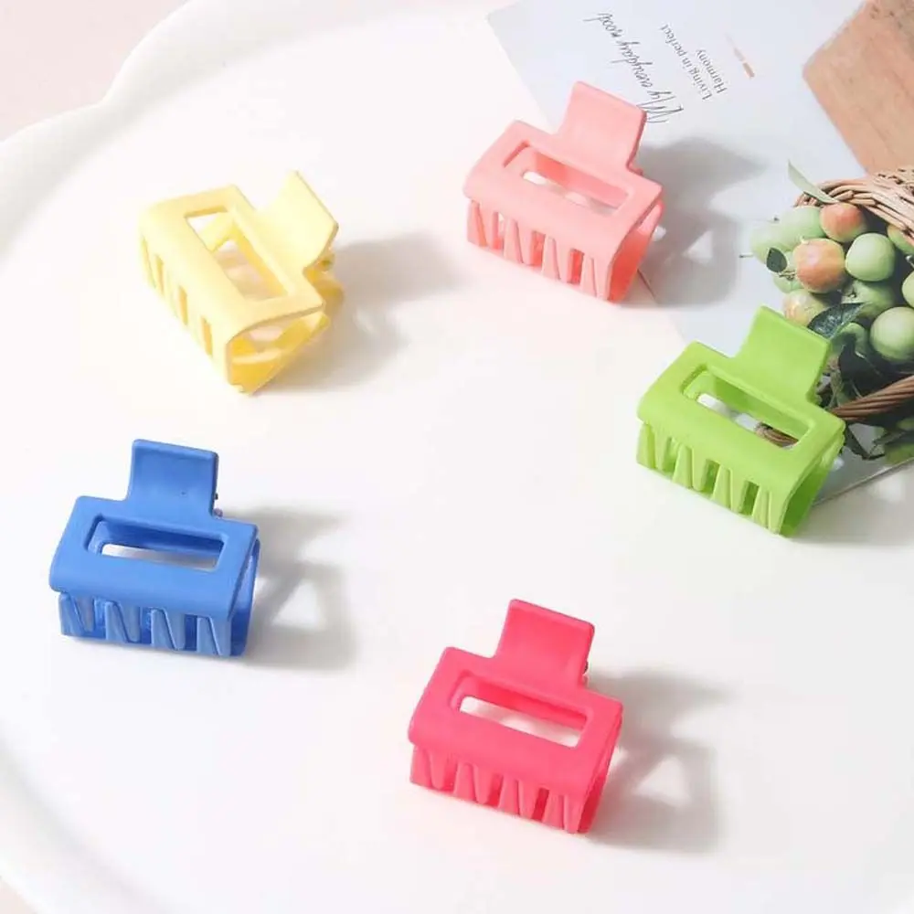 Korean Style Mini Square Hair Claw Ponytail Holder Hair Styling Tool Small Shark Clip No Slip Hair Accessories