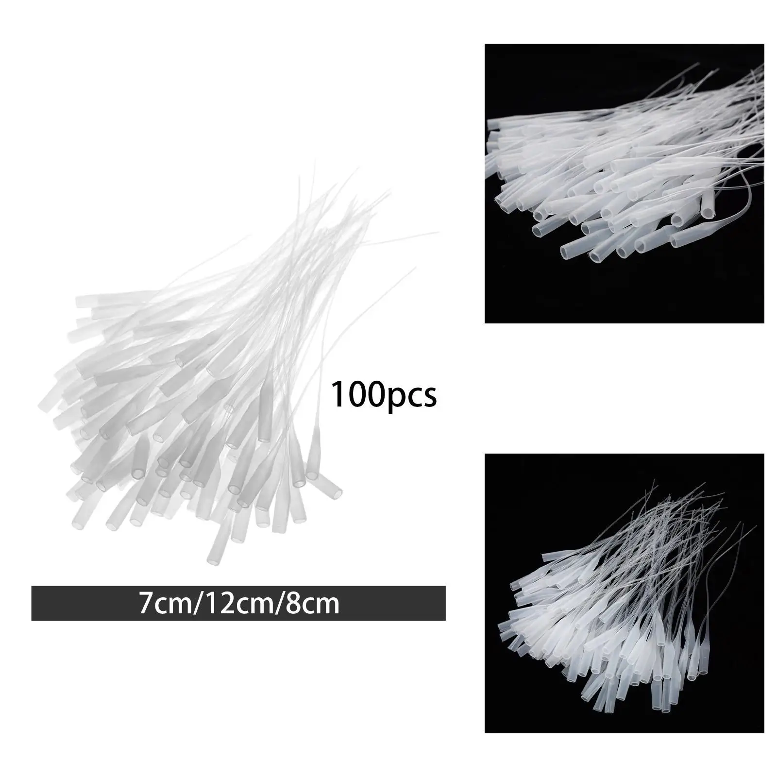 100 peças extensor de micro pontas de cola para modelos, projetos de hobby, artesanato