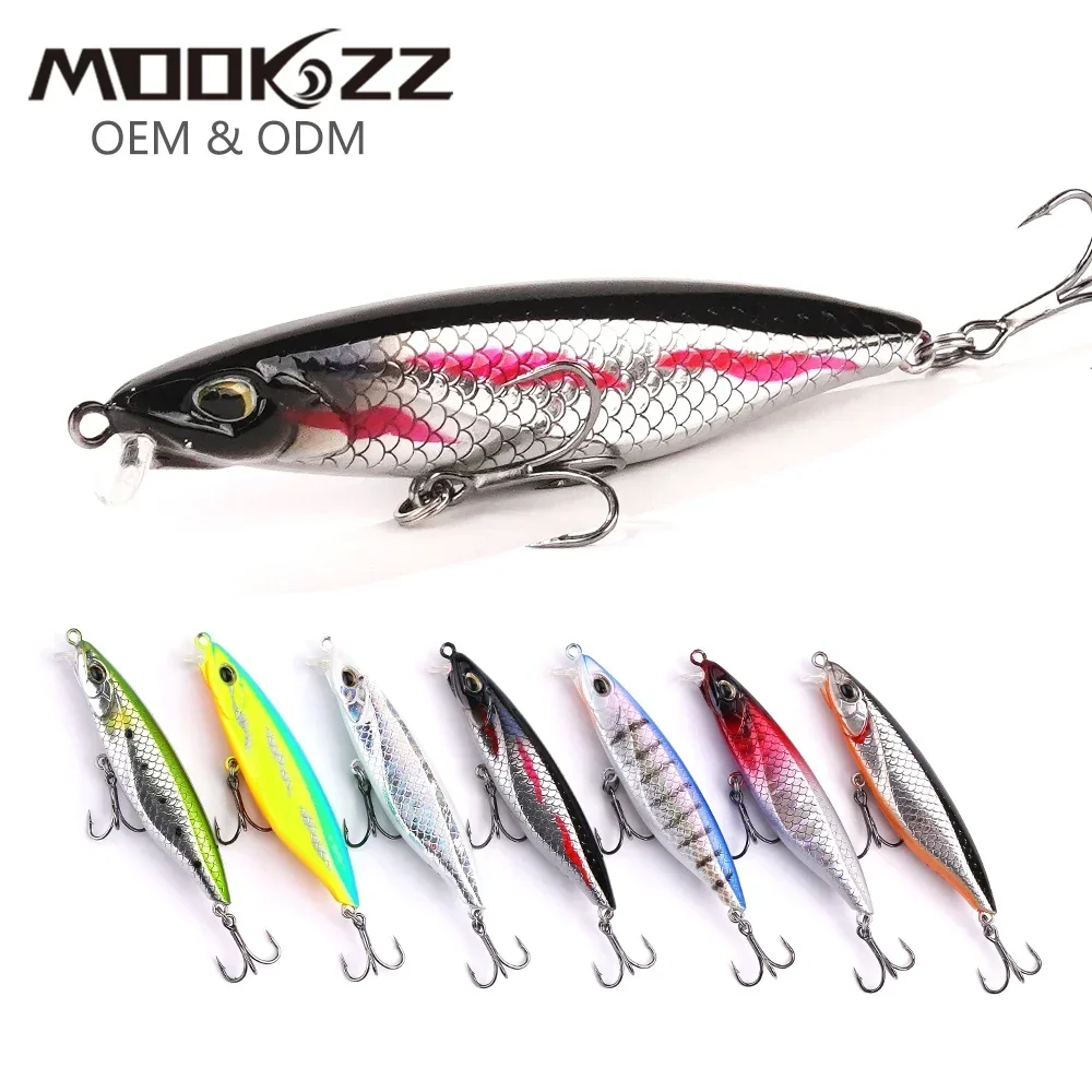 

MOOKZZ For Artificial 68MM Fishing Lures Sinking Minnow High Quality Wobblers Baits Suspending Hot Model Crankbaits