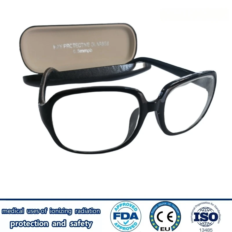 Gafas protectoras para rayos x, lentes de plomo, laboratorio radiactivo, departamento de radiología, protección contra radiación, 0,5/0,75 mmpb