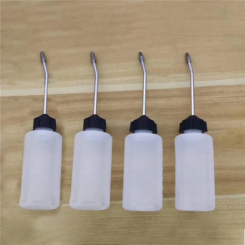 

ABBP-12Pcs Sewing Machine Oiler,120Ml Oil Dispenser With Long Angled Spout,Screw On Cap Extended Spout Oil Bottle