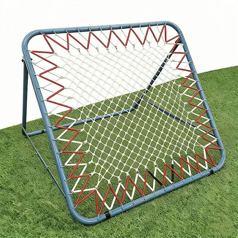 Professional Soccer Rebounder Net Robust Steel Frame Foldable Training Goal For Backyard And Outdoor Soccer Practice Annual