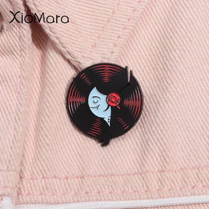 

Cartoon Classical TV Animation Enamel Pin Anime Adventure Rock Chewing Princess Brooch Lapel Badge Jewelry Gifts For Friend